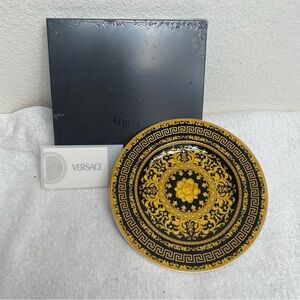 NWT New Versace Rosenthal Ikarus Floralia Gold Wall Plate 18cm Luxury Classic